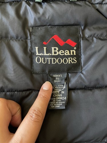 L.L. Bean Gore-Tex XCR Insulated Down Parka Olive Green Women Size Small Vintage - Picture 13 of 24