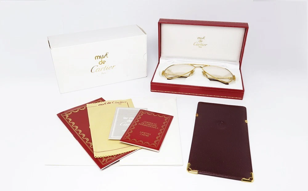 Cartier — VINTAGE EYEGLASSES CARTIER VENDOME LOUIS 59 PHOTOCROMIC AVIATOR SANTOS DIABOLO