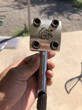 Mongoose Silver 21.1 Quill Stem Freestyle BMX Sniper Villain Menace Hooligan Gt