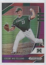 2020 Panini Prizm Draft Picks Red & Purple Hyper Jeremy Wu-Yelland #PDP118 1s8