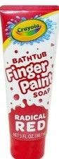 Crayola Bathtub Finger paint soap red brand new