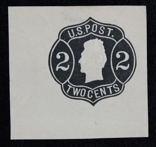 CKStamps: US Cut Square Stamps Collection Scott#U54 Unused H NG Tiny Thin