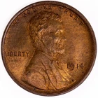 1914 P Lincoln Wheat Cent Gem BU RED - Better Date! Beautiful Coin **LOOK** C108