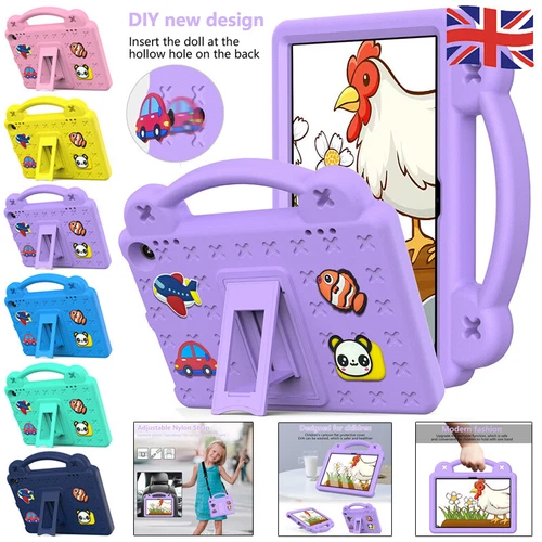 For Amazon Kindle Fire HD 8 2024/22/20 8.0" Kids Shockproof EVA Case Cover Strap