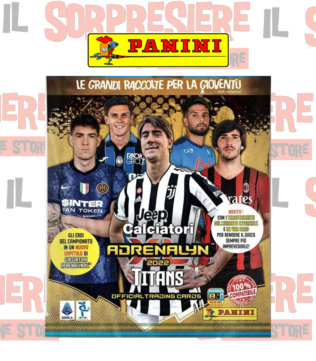 PANINI CALCIATORI ADRENALYN XL TITANS 2022 CARDS A SCELTA T1
