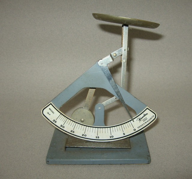 Old Hamilton Penny Weights Metal Scale Works Model 35P eBay