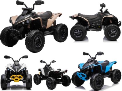 Can Am Maverick 24V Kids Ride On Electric Quad ATV Renegade EVA LEATHER 4WD  UK