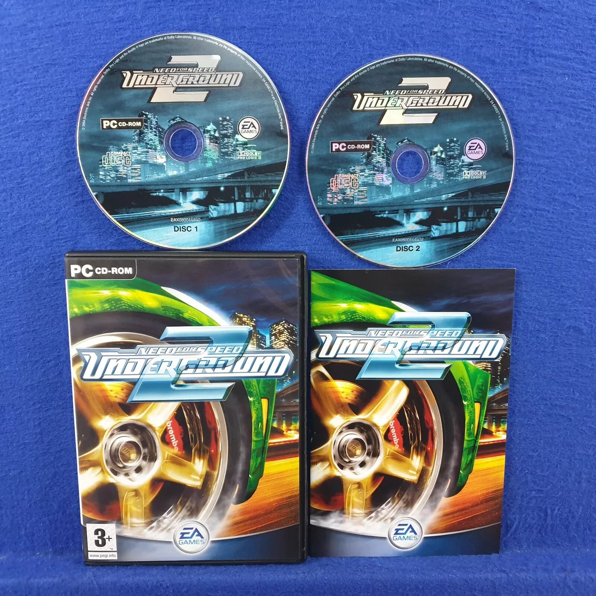 PC NEED FOR SPEED UNDERGROUND 2 Game PAL REGION FREE (Works in US)