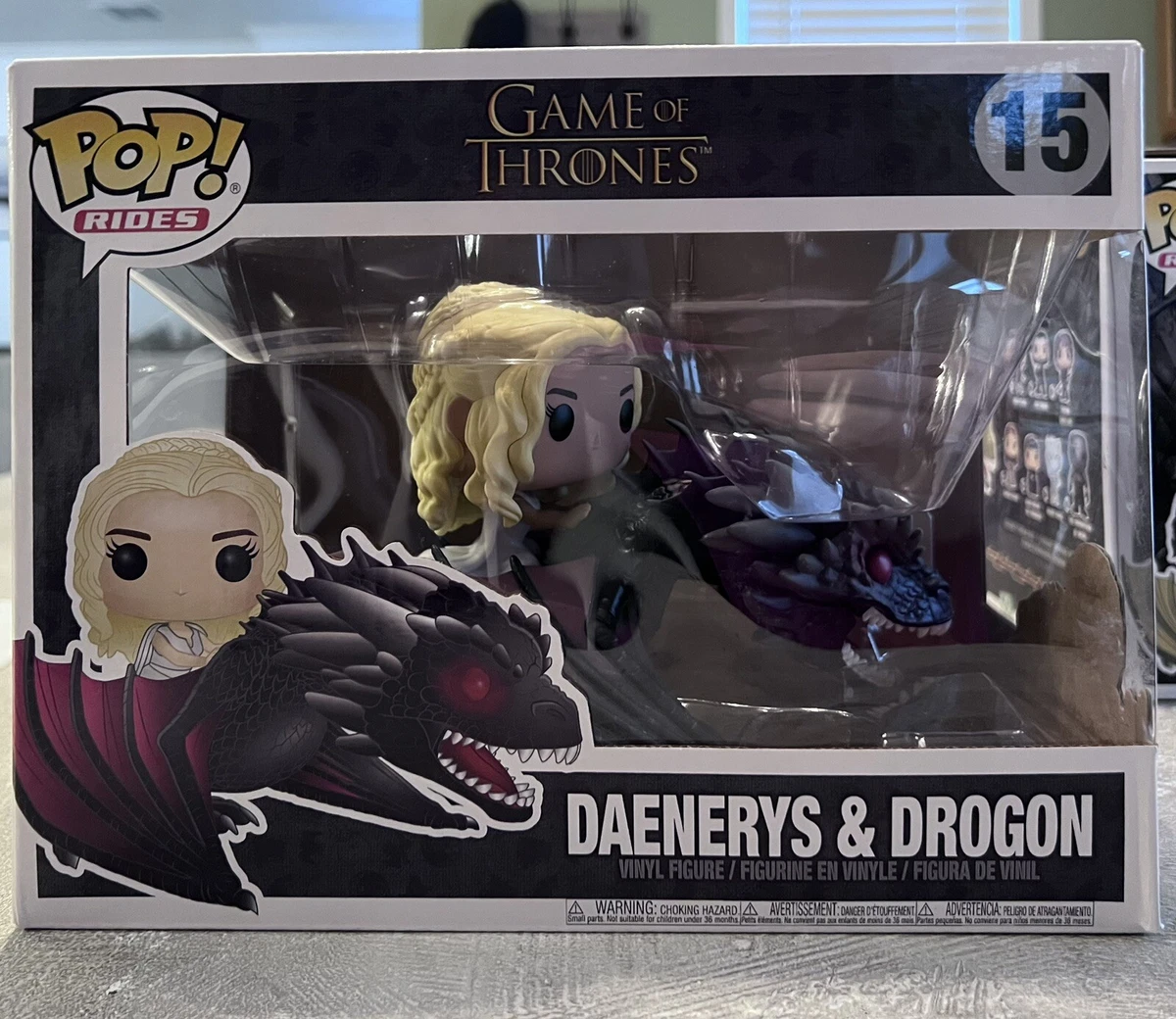 Funko Pop Rides Game of Thrones Daenerys And Drogon 15 VAULTED NEW