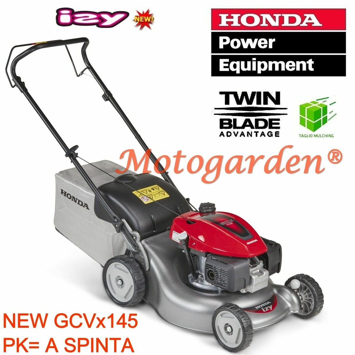Rasaerba Honda Power IZY HRG416 PK (a spinta) taglio Mulching