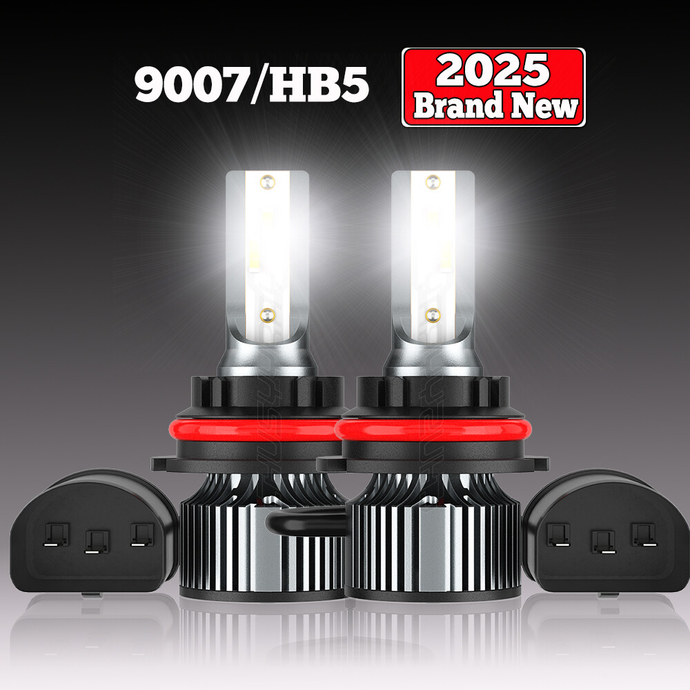 CHUSYYRAY 9007 LED Headlight Kit 6500K For Ford Taurus 1990-2007 – High/Low Beam