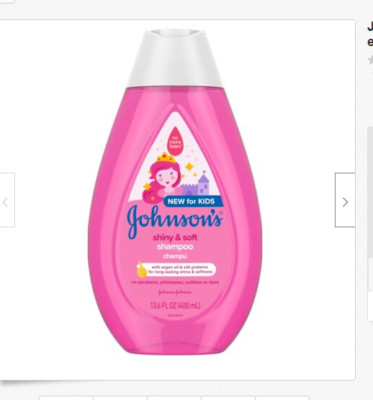 Johnson's Kids Shampoo, Shiny And Soft 13.6 Ounce New never opened