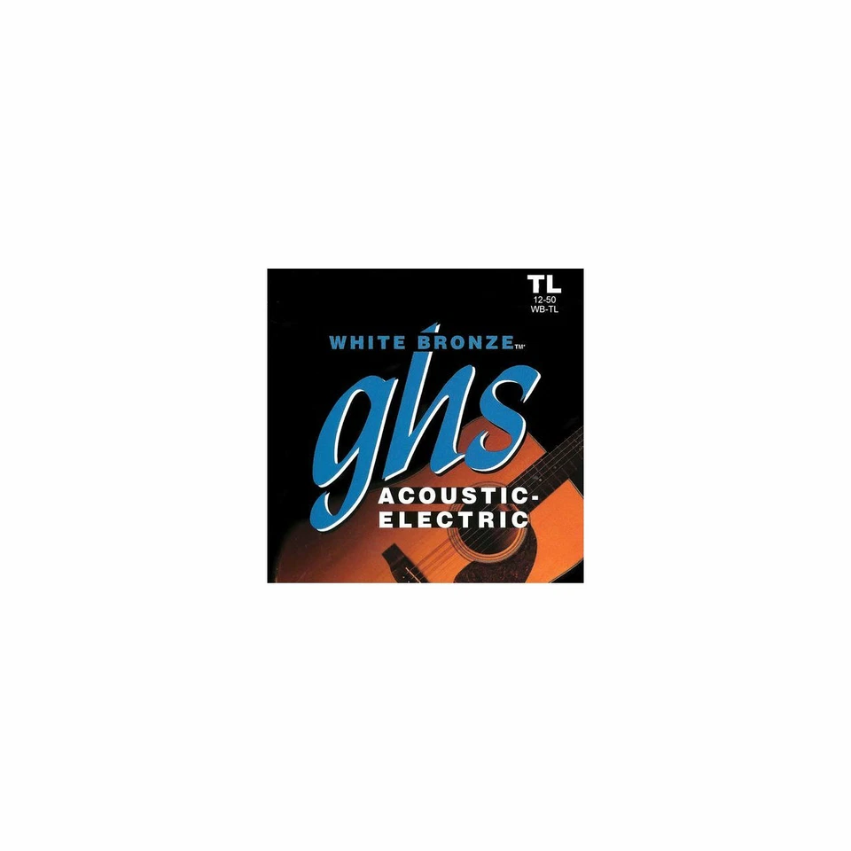 GHS Blanc Bronze - Wb-Tl - Acoustique / Guitare Électrique Corde Lot, True Light - Photo 1/1