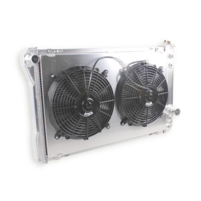 Radiator+Shroud+2*Fan For 1982-1992 Chevy Camaro/Pontiac Firebird 5.0L 5.7L 3ROW
