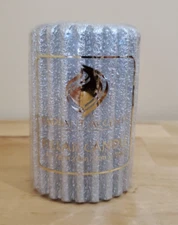 NEW! Silver Glitter 4" Pillar Candleby Radiant Accents