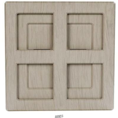  Hampton Bay Modern Wireless or Wired Grey Door Bell 016963376243 HB-7624-03  
