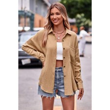 Textured Dropped Shoulder Longline Shirt