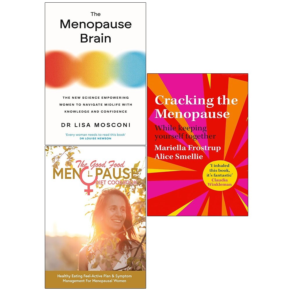 Menopause Brain, Good Food Menopause Diet, Cracking the Menopause 3 Books Set