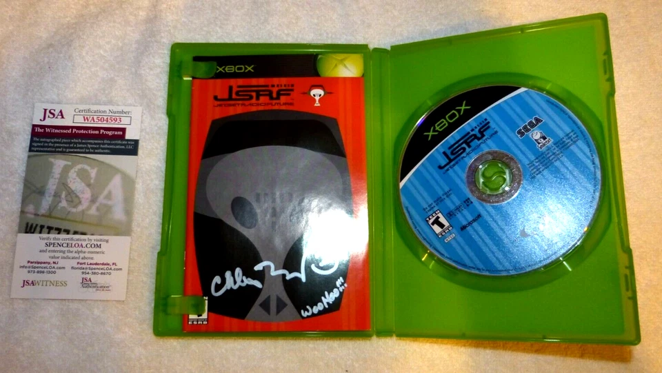 JSRF: Jet Set Radio Future XBOX  signed by Charles Martinet JSA complete - Image 2 of 4