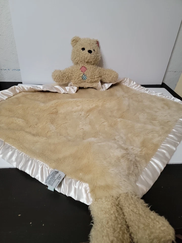 "Manta My Banky Baby Lovie Lovey 15"" Billy Button Bear borde satinado" Foto 2 de 4