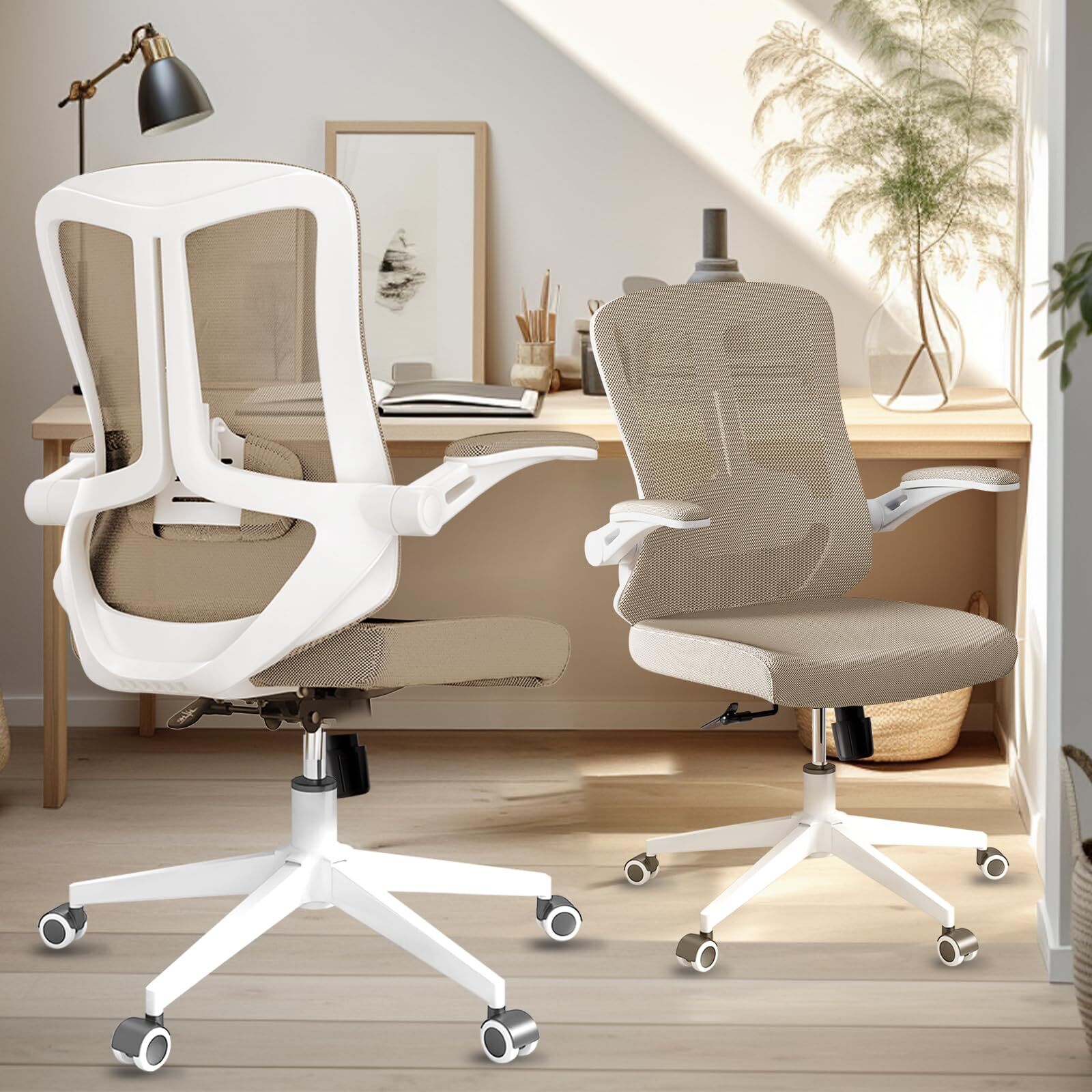 Ergonomic High Back Swivel Office Chair for Home Comfort and Computer Work-image