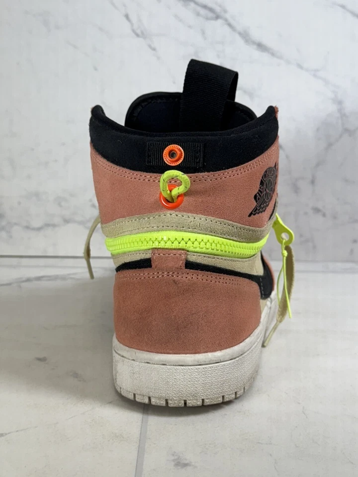 Air Jordan 1 переключатель высоты «Розовый вольт» — мужской размер 10,5 (A1G009323) - Изображение 4 из 4