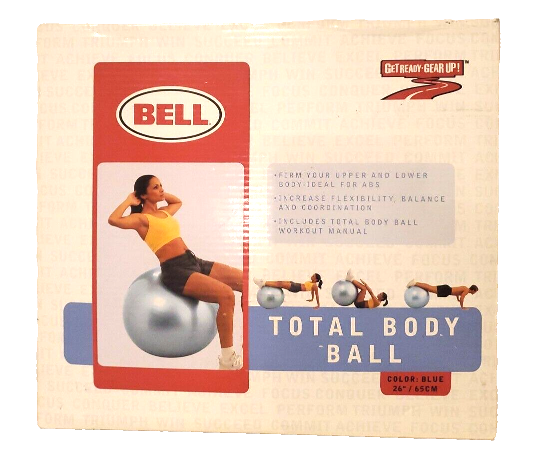 Bell Body Massage Ball Kit Blue 26 Inch 30 Min Workout Complete kit NEW in BOX