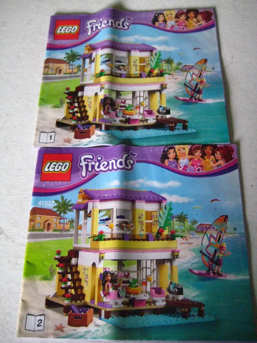 Lego friends stephanie's beach house best sale instructions
