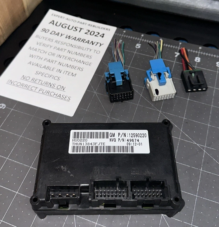 2002 2005 Chevy Trailblazer GMC Envoy módulo de controle de caixa de transferência TCCM 12590220 - Imagem 2 de 4