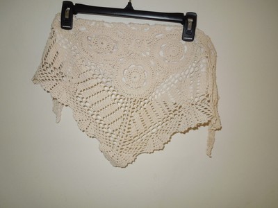strapless crochet top
