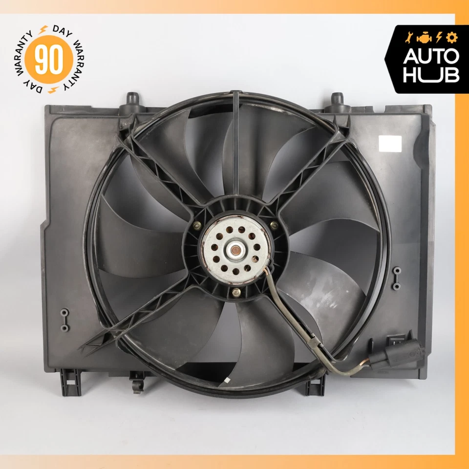 Conjunto de ventilador radiador refrigeración motor motor Mercedes R170 SLK32 AMG OEM 77k Foto 2 de 4