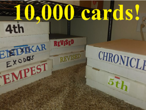 10,000 Magic Cards Lot VINTAGE SETS ONLY (1994-2003) Cardstore bulk liquidation