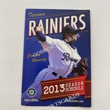 2013 Tacoma Rainiers Pocket Schedule Mariners Minor Baseball Erasmo Ramirez