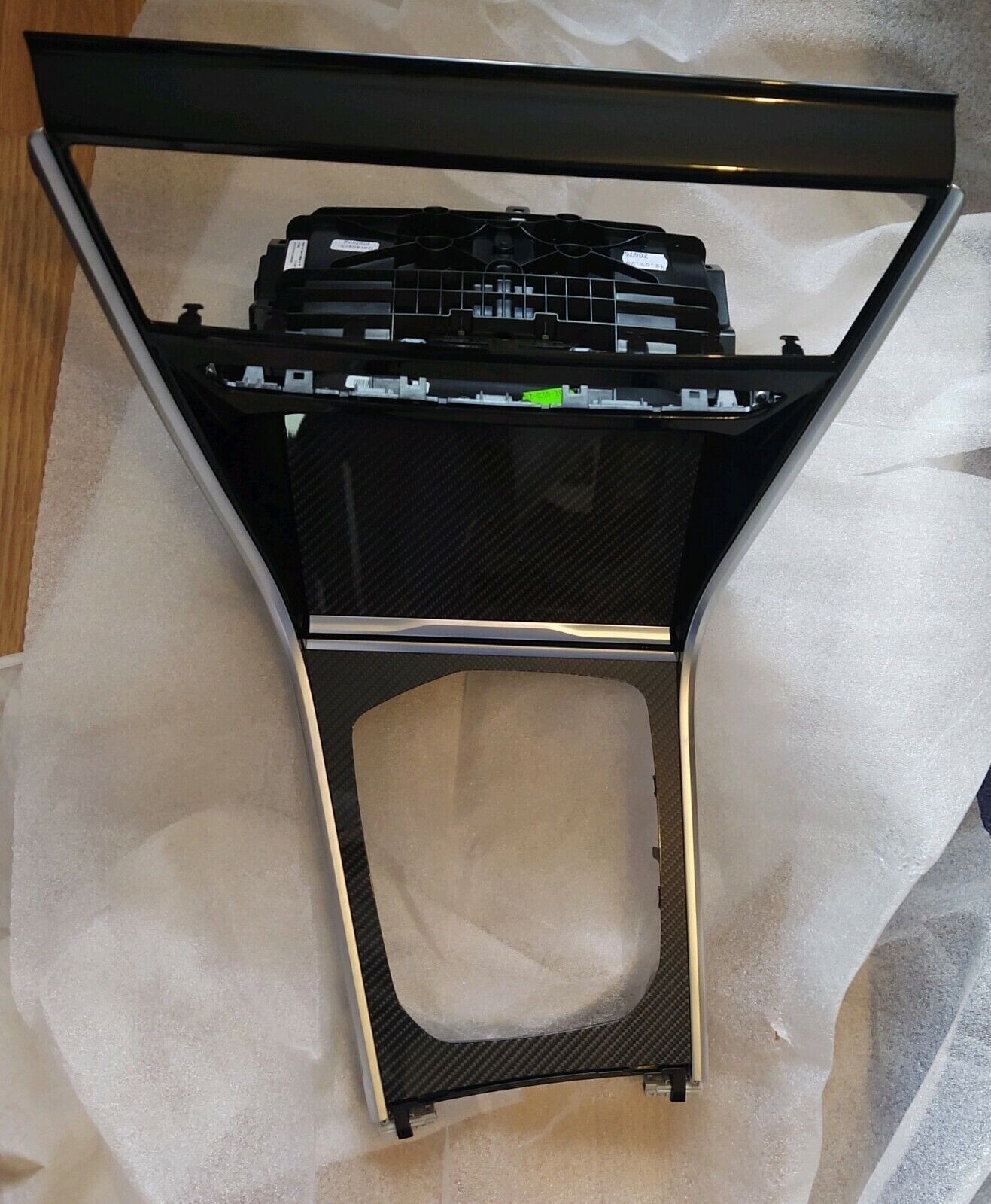 BMW Carbon Fiber Center Console LHD 51168096321 Genuine | eBay