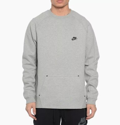 Nike Tech Fleece Crew Sweatshirt 1MM (Grey) - XL - New ~ 545163