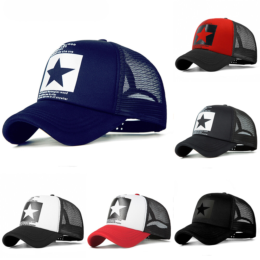 APL Berretto Baseball Cappello Uomo Donna Hip Hop Rete Regolabile Estivo Traspirante S B