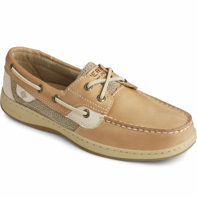 Linen Nubuck Leather Boat Shoes 