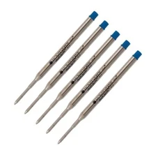 5 - Monteverde K Style Ballpoint Refills for SHEAFFER PEN - BLUE Medium