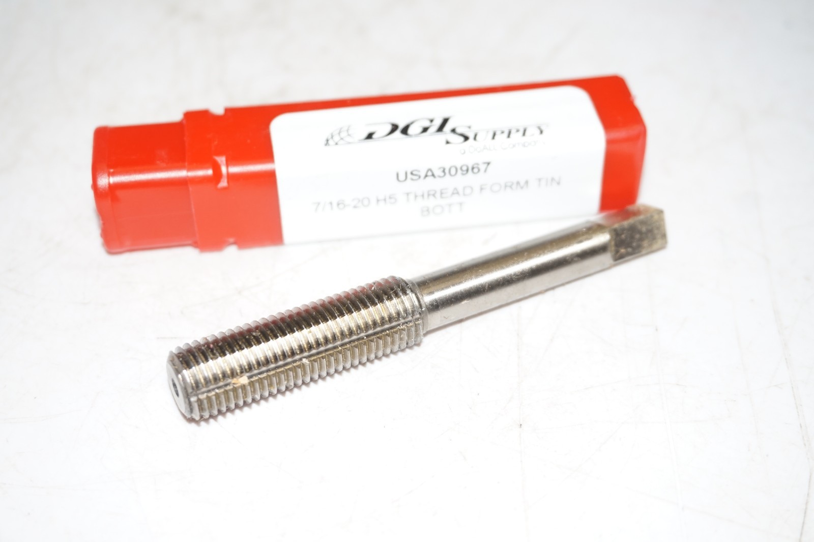 12 pcs HANSON WHITNEY 7/16"-20 GH5 Thread Roll Form Tin Coated Bottom Taps USA