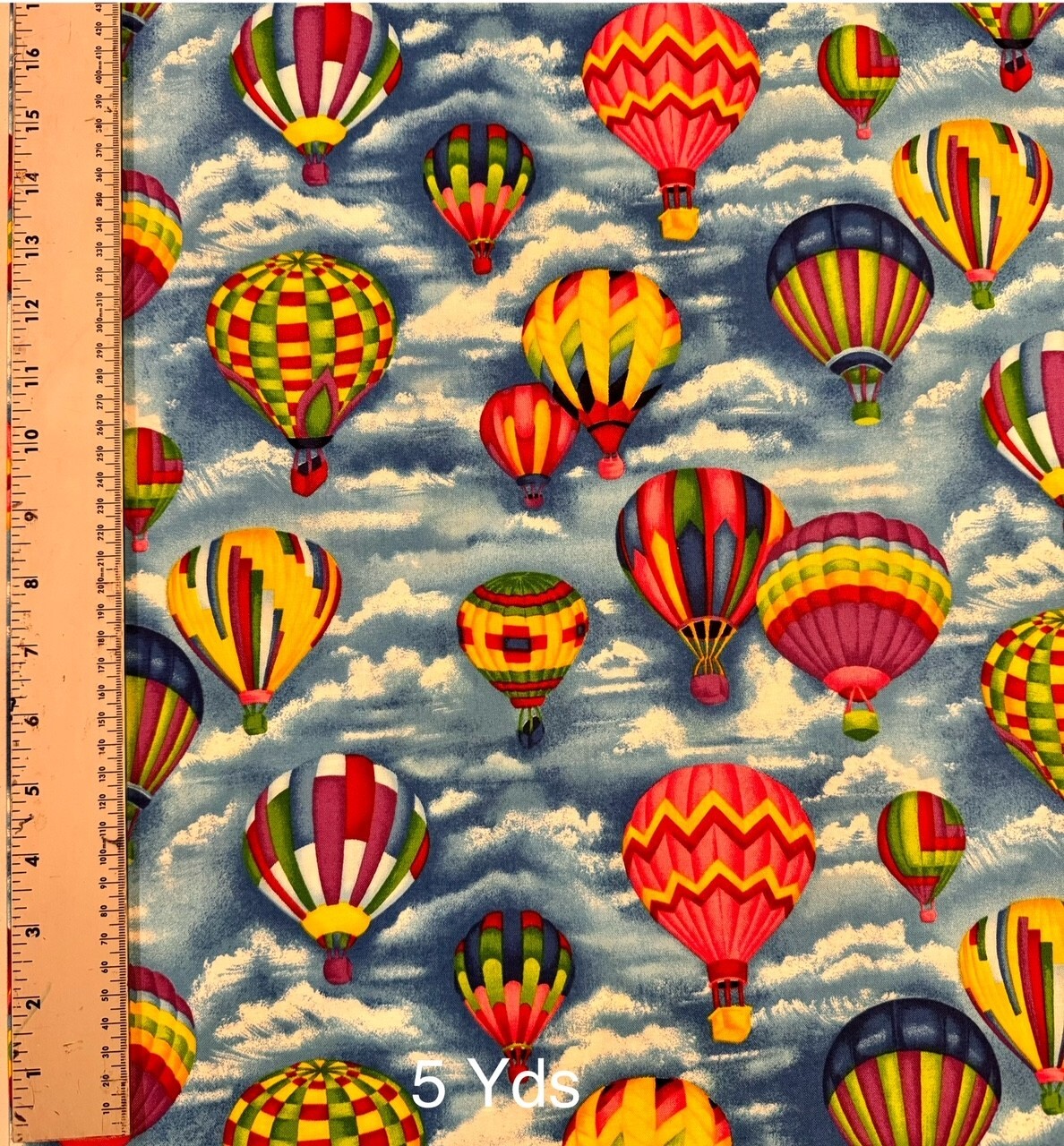 Vintage Hot Air Balloon Cotton Fabric by the Bolt eBay