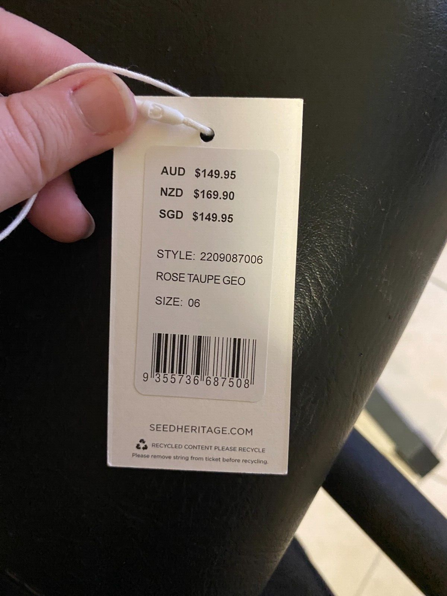 Seed Heritage size 6 high rise flared black and beige striped viscose pants  NWT | eBay Australia