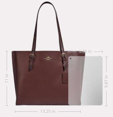 バッグ Coach Suede Tote Bag Bordeaux Snake s-l400.jpg