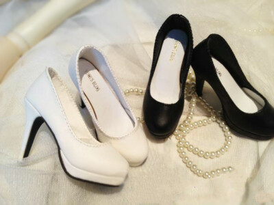 1/4MDD 1/3SD16/GR BJD Shoes Doll High Heels Stilettos Classic Basic Style BK/WH