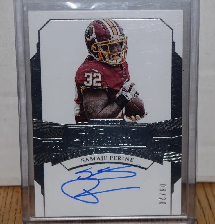 Samaje Perine Panini Flawless Rookie Autograph #RASP Base