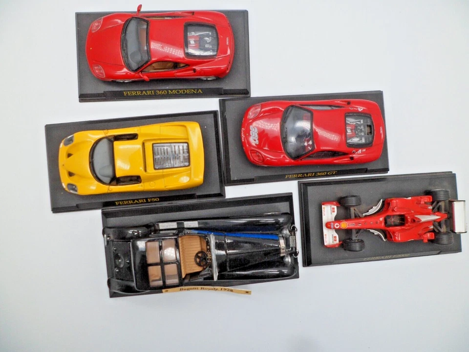 Ferrari F2002 F50 360 Gt 360 modena  Bugatti Vintage 1999 Scala 1/43 - Immagine 4 di 4
