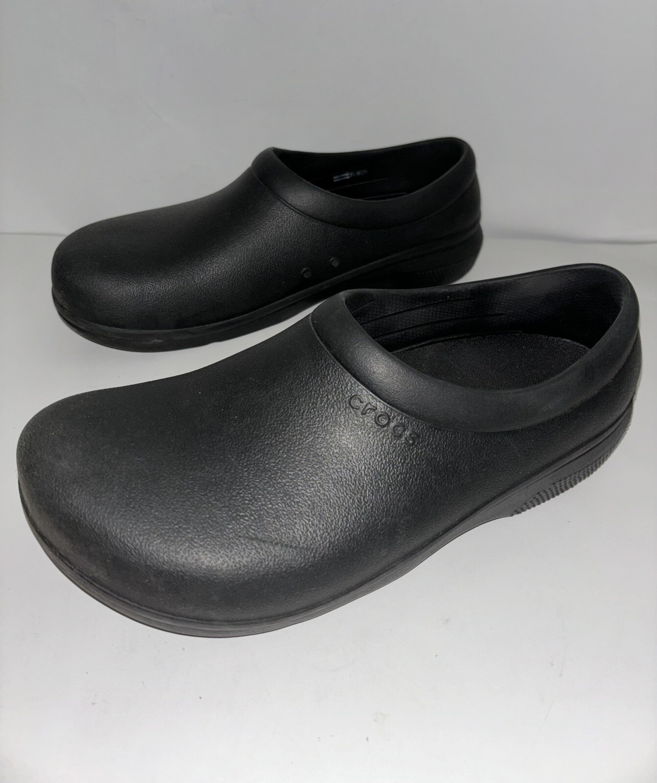 Crocs On The Clock Work Shoes with Arch Support Slip Resistant Relaxed Fit Men 8 Women 10-image