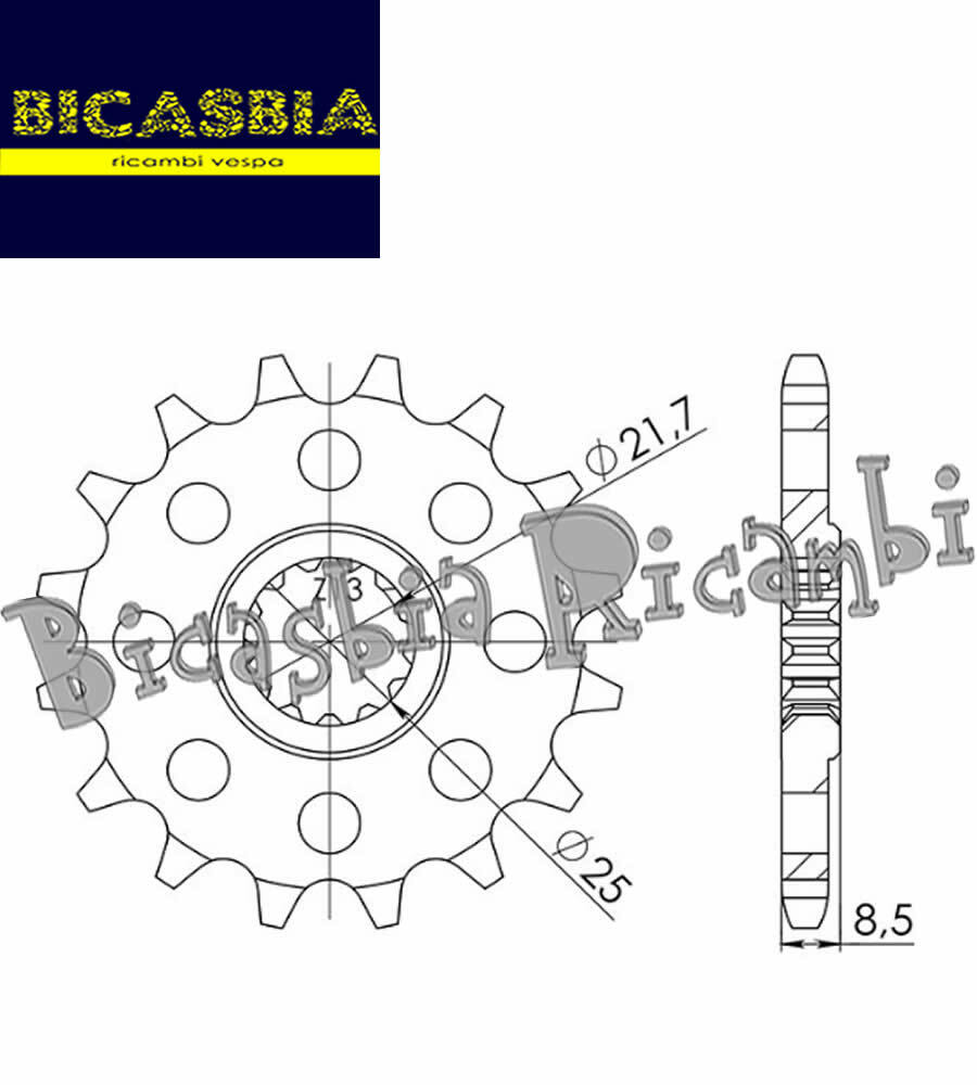16154 - Pignone P525 - Z17 Kawasaki 900 ZX9R Ninja - 1000 Z | eBay 16154 - Pignone P525 - Z17 Kawasaki 900 ZX9R Ninja - 1000 Z | eBay
