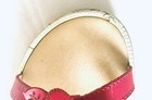 paola garvalin opera magenta big girls leather flower sandals pink  sz 5 (7 37) — photo 3