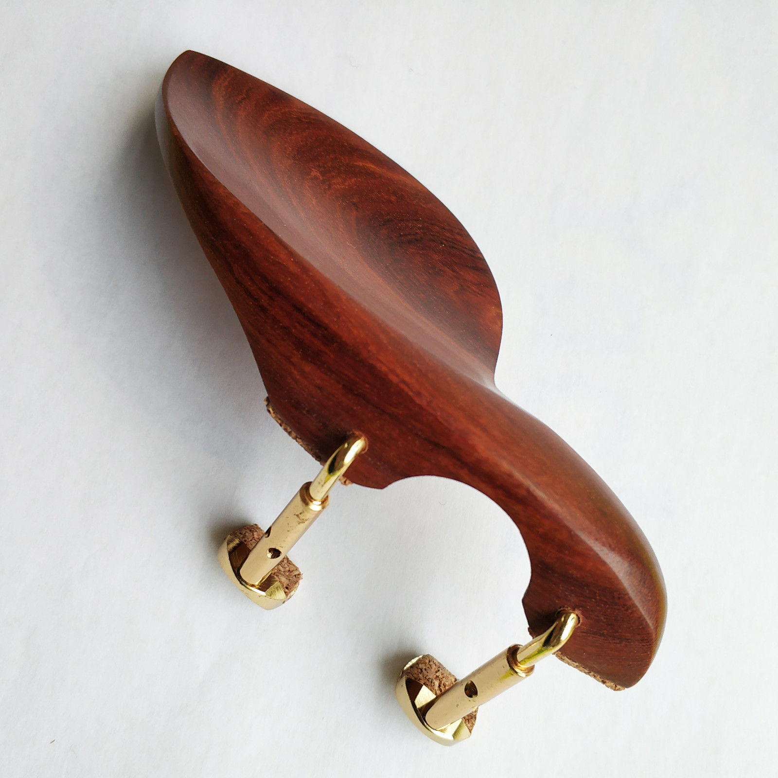 fragment gekruld Vermeend 4/4 Size Stradivarius Violin Chinrest Rose Wood Screw Divided Clamp Wood Pad  | eBay