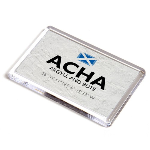 FRIDGE MAGNET - Acha, Argyll and Bute, Scotland - Lat/Long NM1854 - 第 1/1 張圖片